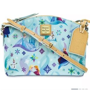 Disney Dooney & Bourke Frozen Elsa Anna Olaf Crossbody Purse Retired Edition